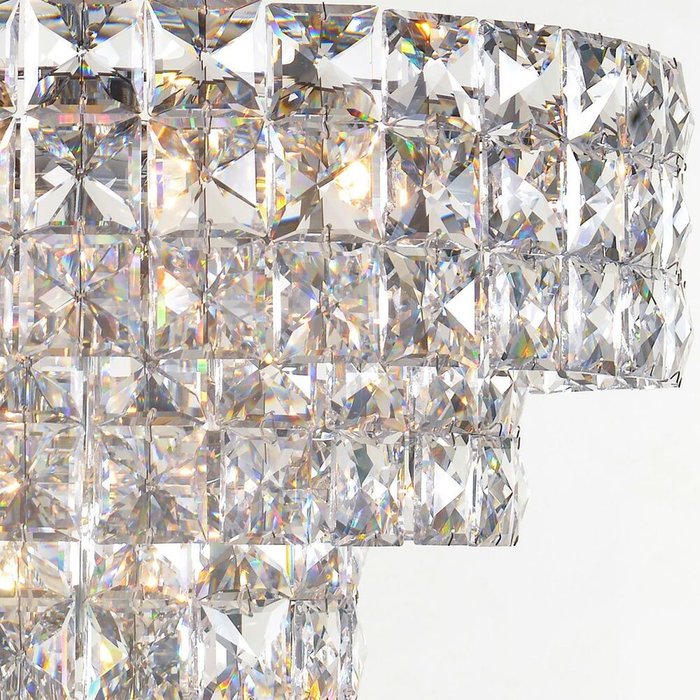 Хрустальная люстра 06806-0.4-09 DN (хрусталь, цвет прозрачный) - купить Подвесные люстры по цене 29230