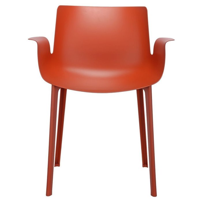Стул Piuma матово-оранжевого цвета - купить Обеденные стулья по цене 53915.0