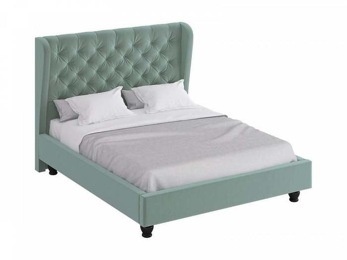 Кровать Jazz серо-бирюзового цвета 180х200