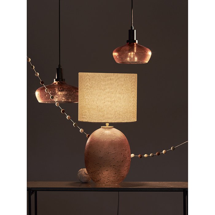 Лампа настольная Speckles бежево-коричневого цвета - купить Настольные лампы по цене 11900.0