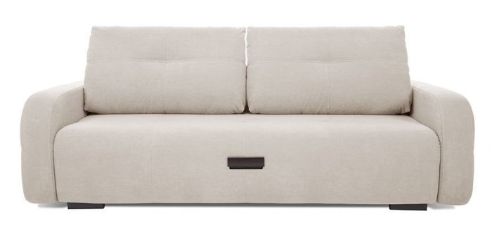 Прямой диван-кровать Энио светло-бежевого цвета 