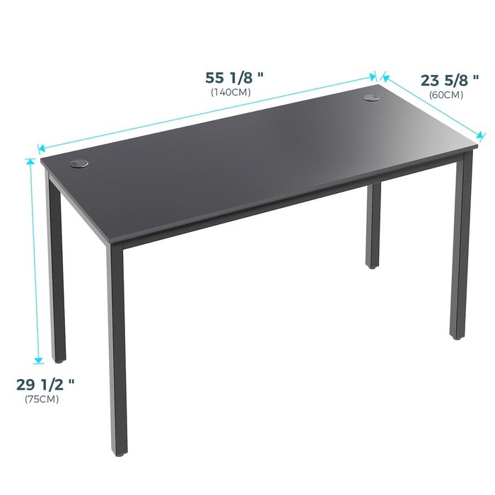 Стол письменный XL черного цвета  - лучшие Письменные столы в INMYROOM