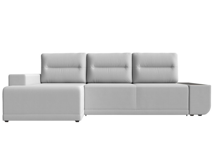 Угловой диван-кровать Чикаго белого цвета (экокожа) левый угол - купить Угловые диваны по цене 53999.0