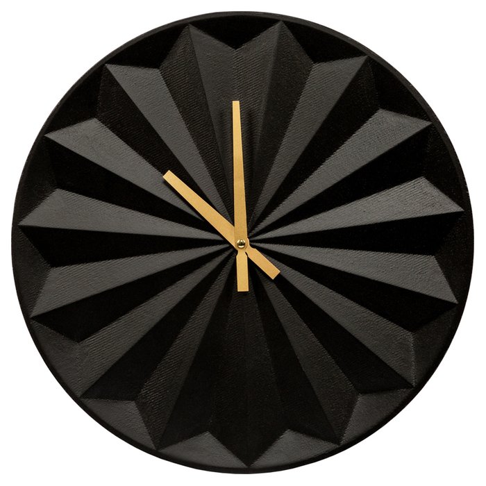 Часы настенные Клаус черного цвета