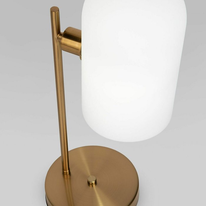 Настольный светильник со стеклянным плафоном 01164/1 латунь Bambola - купить Настольные лампы по цене 9240.0