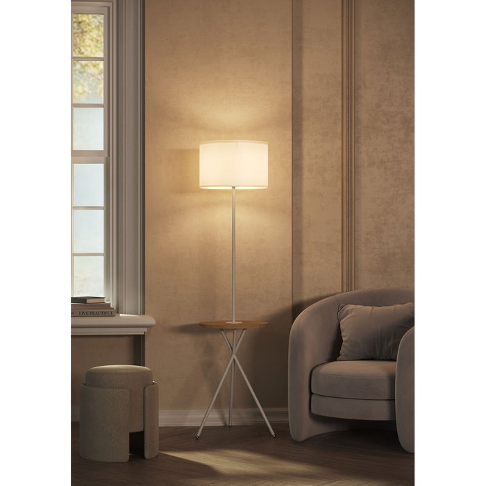 Торшер Arte Lamp COMBO A2070PN-1WH - лучшие Торшеры в INMYROOM Торшер Arte Lamp COMBO A2070PN-1WH - лучшие Торшеры в INMYROOM