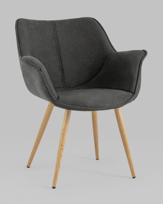Стул Джулиан темно-серого цвета - купить Обеденные стулья по цене 9290.0