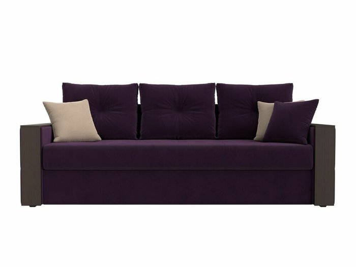 Диван-кровать Валенсия фиолетового цвета - купить Прямые диваны по цене 39999.0