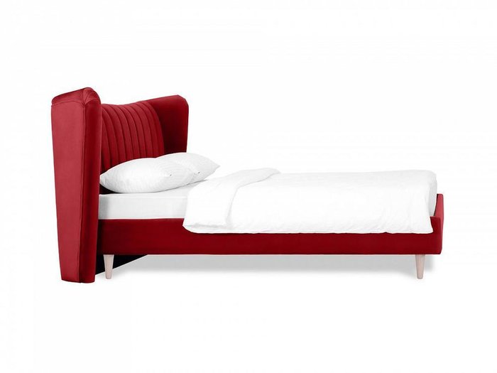 Кровать Queen Agata L 160х200 красного цвета - лучшие Кровати для спальни в INMYROOM