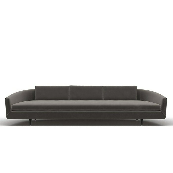 Диван Stratus серого цвета - купить Прямые диваны по цене 312800.0