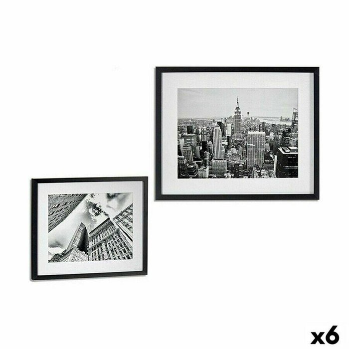 Картина Сооружение Деревянный Cтекло 43 x 3 x 53 cm (6 штук) Картина Сооружение Деревянный Cтекло 43 x 3 x 53 cm (6 штук)