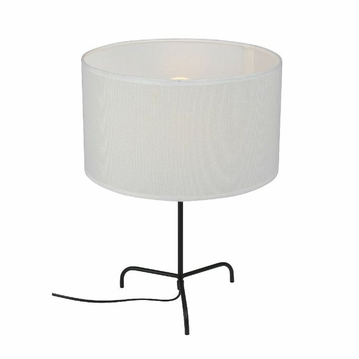 Настольная лампа V29920-1/1L (ткань, цвет белый) - лучшие Настольные лампы в INMYROOM