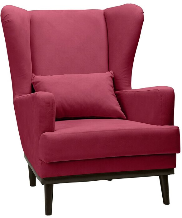 Кресло Оскар малинового цвета - купить Интерьерные кресла по цене 11570.0