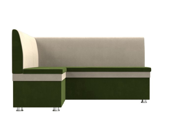 Угловой диван Уют зелено-бежевого цвета левый угол - купить Угловые диваны по цене 26999.0