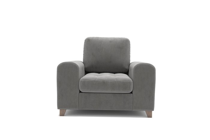 Кресло Vittorio MT серого цвета - лучшие Интерьерные кресла в INMYROOM