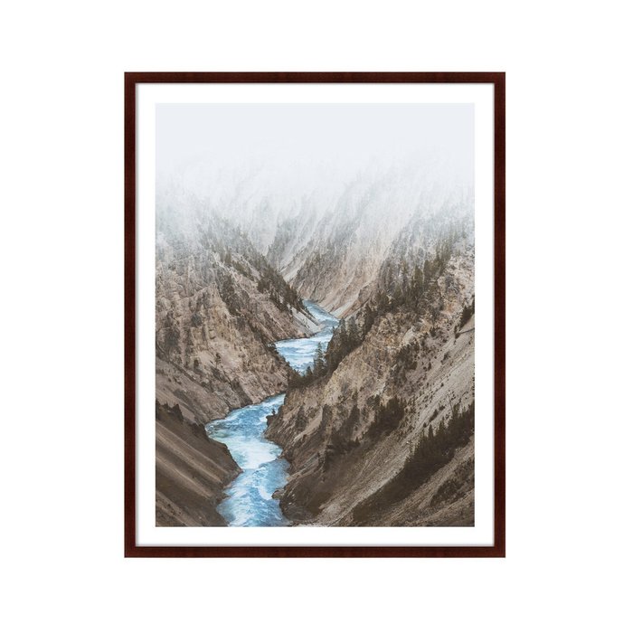 Картина River in Yellowstone National Park United States - купить Картины по цене 16999.0