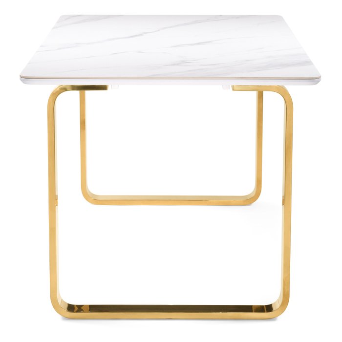 Обеденный стол Селена 4 L белого цвета - лучшие Обеденные столы в INMYROOM