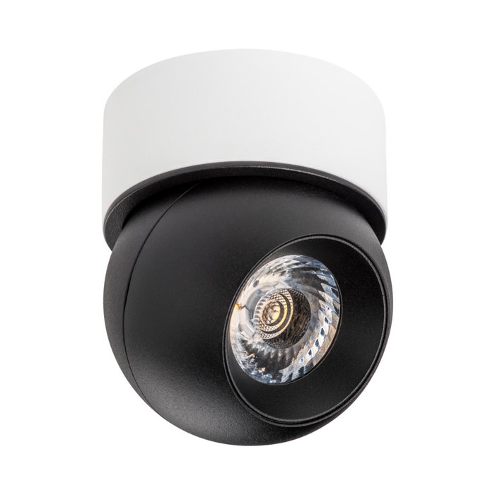 Светильник INTERO LED 9W 850LM 24G ЧЕРНЫЙ/БЕЛЫЙ 4000K (217074+521706) - лучшие Накладные споты в INMYROOM Светильник INTERO LED 9W 850LM 24G ЧЕРНЫЙ/БЕЛЫЙ 4000K (217074+521706) - лучшие Накладные споты в INMYROOM