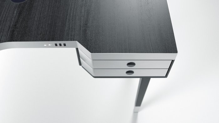 Стол руководителя Tabula Sense Executive black - купить Офисные столы по цене 249900.0
