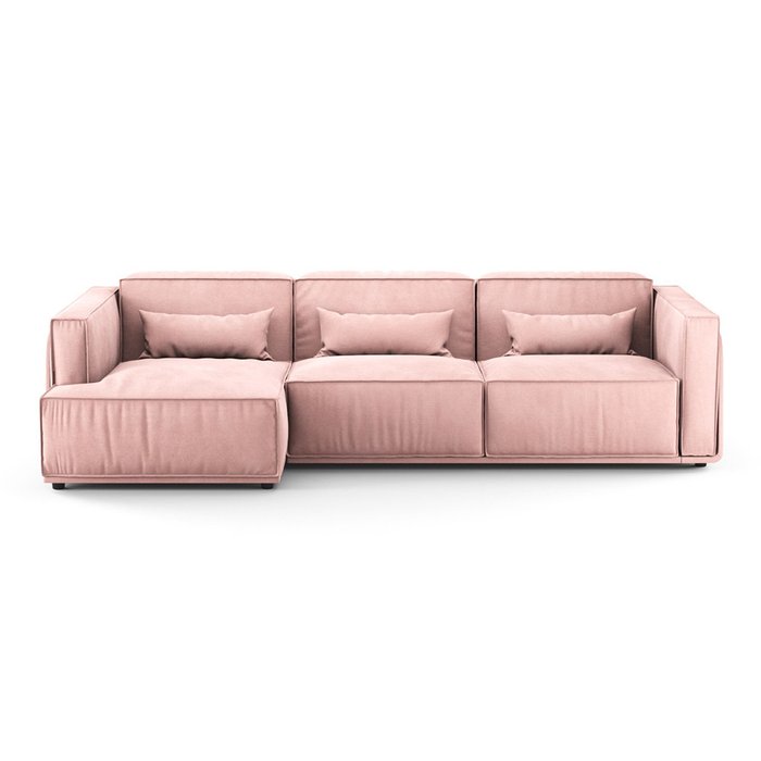 Диван-кровать угловой Vento Light розового цвета - купить Угловые диваны по цене 159600.0