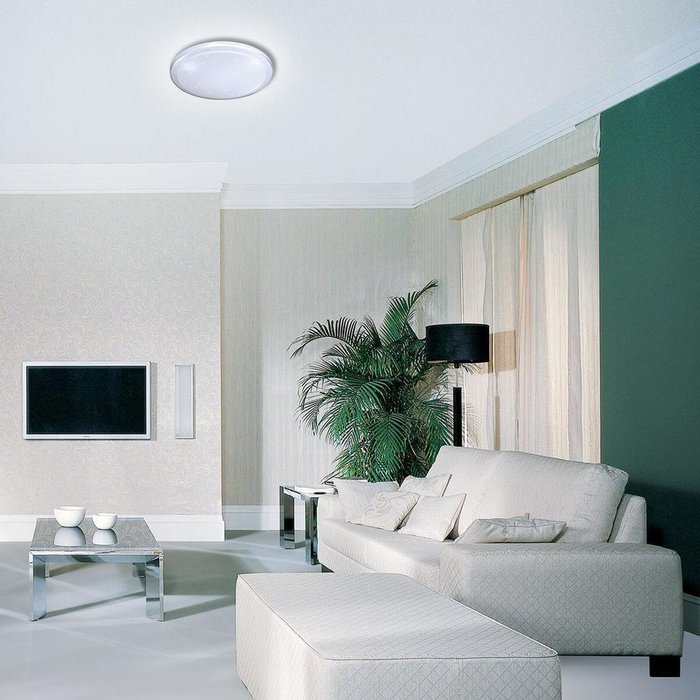 Настенно-потолочный светодиодный светильник Kasta белого цвета - купить Бра и настенные светильники по цене 3550.0