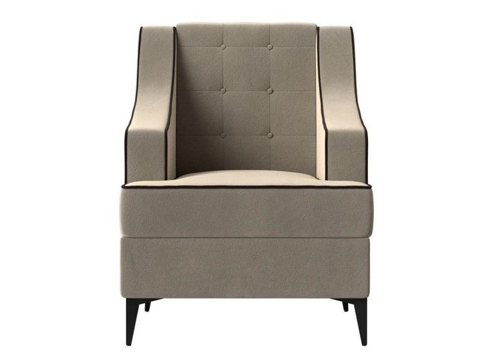 Кресло Марк бежевого цвета  - купить Интерьерные кресла по цене 25999.0