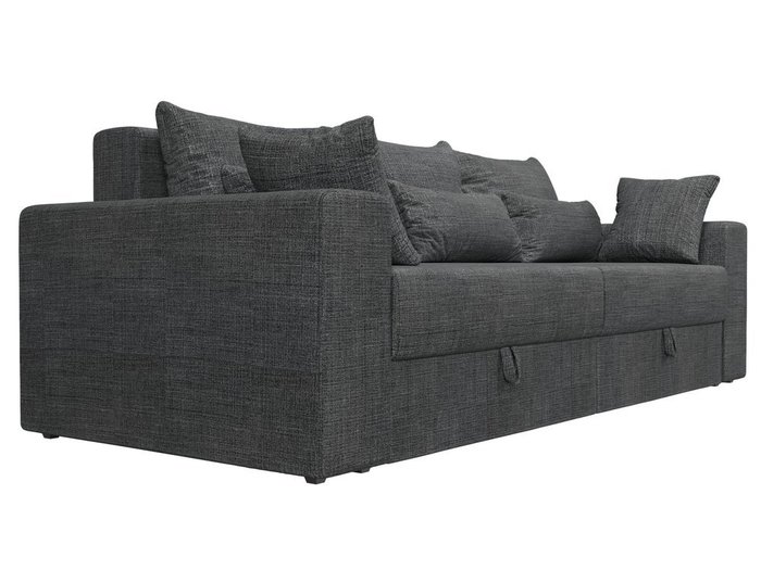 Прямой диван-кровать Мэдисон серого цвета - лучшие Прямые диваны в INMYROOM