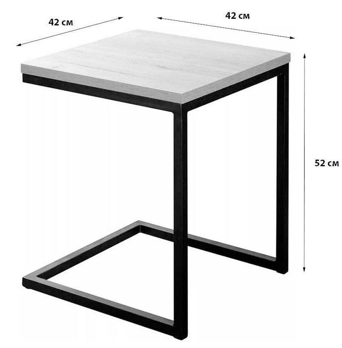 Кофейный стол Loft №1 коричневого цвета - купить Кофейные столики по цене 4490.0