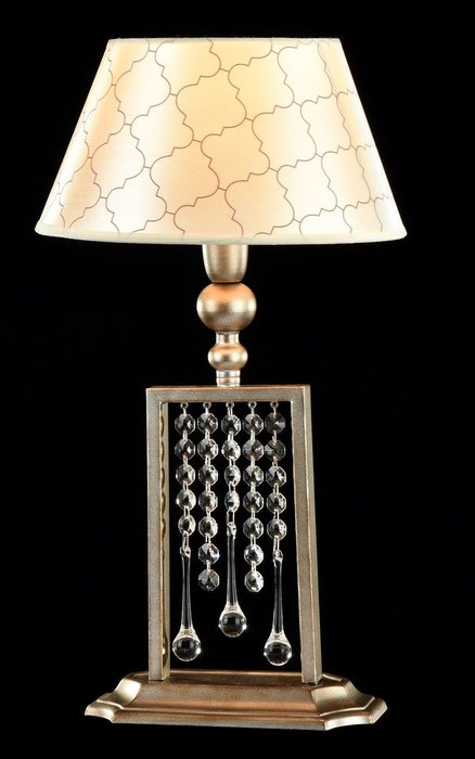 Настольная лампа Bience с подвесками из хрусталя - купить Настольные лампы по цене 9720.0