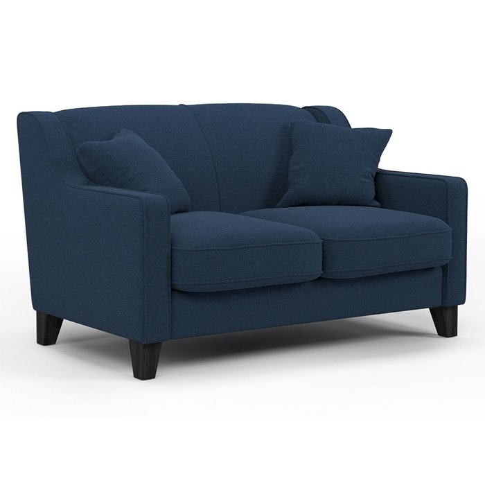  Диван двухместный Halston MT синего цвета - купить Прямые диваны по цене 35500.0