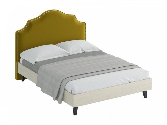 Кровать "Queen Victoria" с горчичным изголовьем 160х200 см