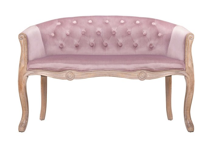 Диван Kandy double pink velvet розового цвета Диван Kandy double pink velvet розового цвета