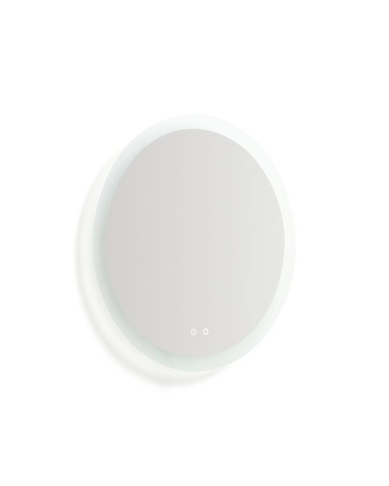Настенное зеркало для ванной Mervi 60 с LED подсветкой белого цвета - купить Настенные зеркала по цене 100990