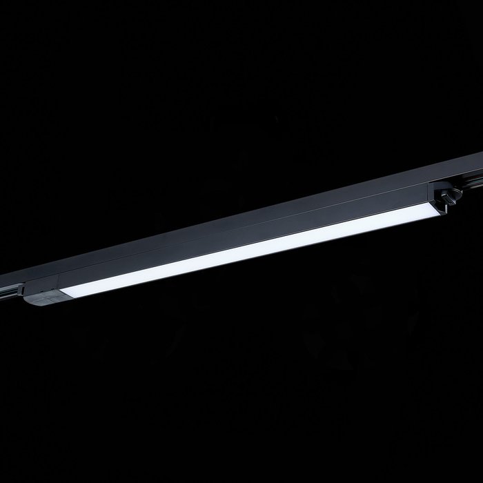 Однофазная трековая система черного цвета - лучшие Трековые светильники в INMYROOM
