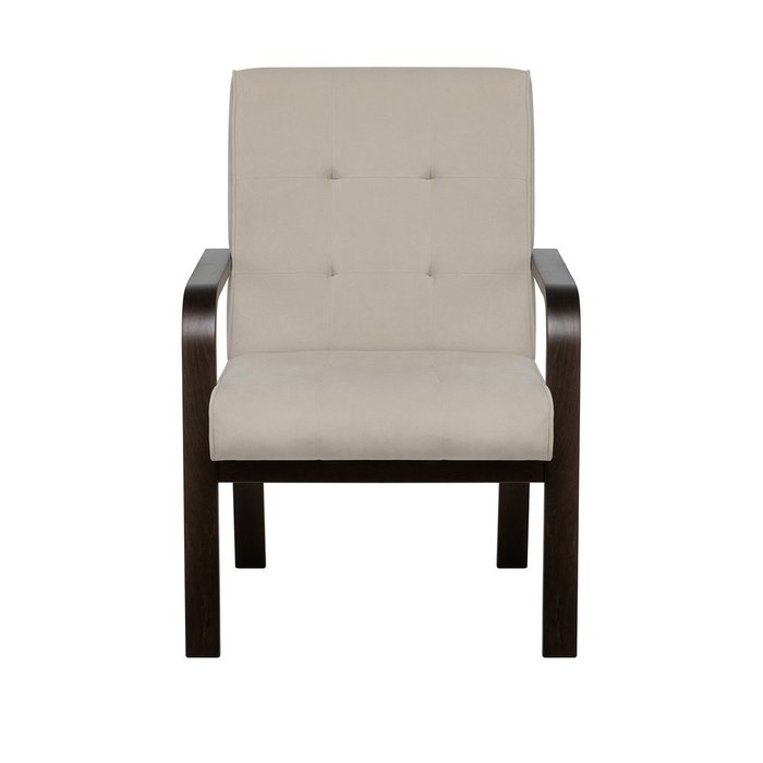 Кресло Модена коричнево-бежевого цвета  - купить Интерьерные кресла по цене 15370