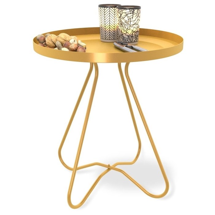 Сервировочный  стол Арнис золотого цвета - купить Сервировочные столики по цене 2005.0