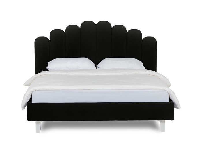 Кровать Queen Sharlotta L 160х200 черного цвета 