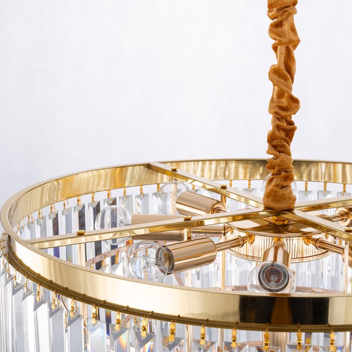 Citilux Ricky CL314163 Люстра подвесная хрустальная - лучшие Подвесные люстры в INMYROOM Citilux Ricky CL314163 Люстра подвесная хрустальная - лучшие Подвесные люстры в INMYROOM