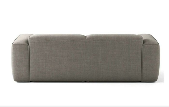 Диван прямой Blum серого цвета - лучшие Прямые диваны в INMYROOM