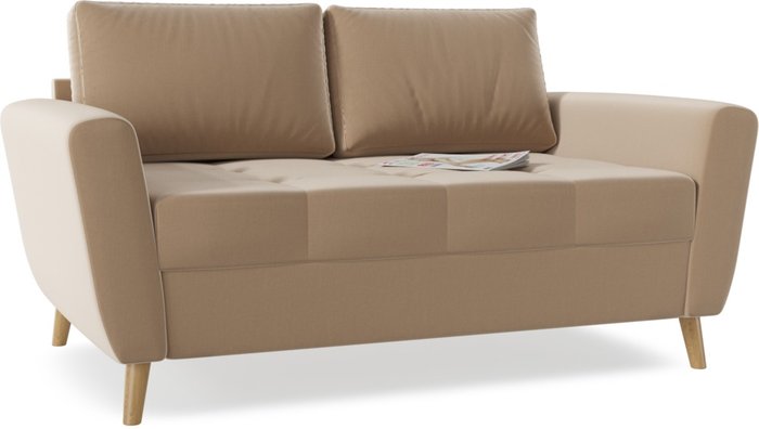 Прямой диван Sleep Big бежевого цвета - купить Прямые диваны по цене 22890.0