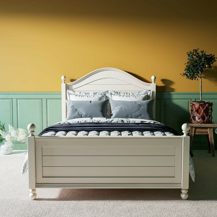 Кровать Odri 140х200 молочного цвета - купить Кровати для спальни по цене 106174.0
