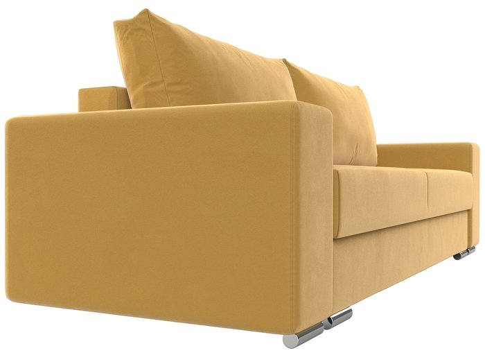 Прямой диван-кровать Дрезден желтого цвета - лучшие Прямые диваны в INMYROOM