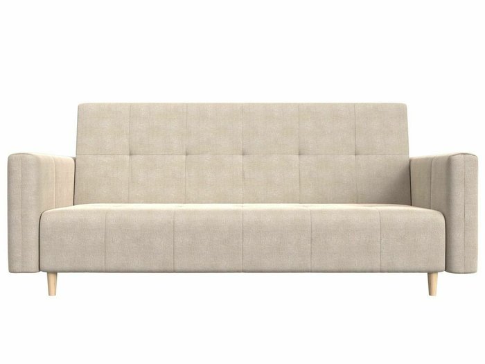 Прямой диван-кровать Вест бежевого цвета - купить Прямые диваны по цене 27999.0