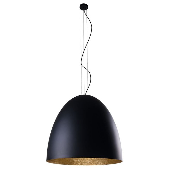 Подвесной светильник Egg 9026 (металл, цвет черный)