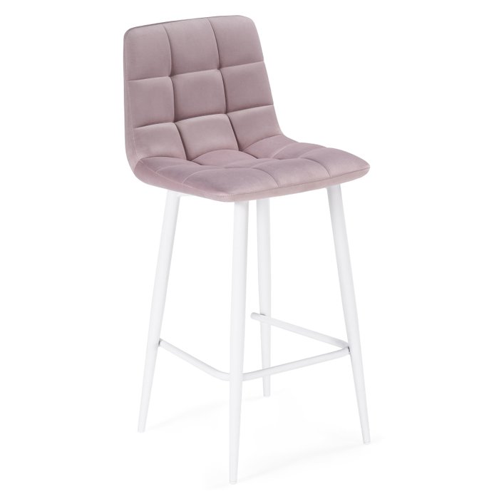 Полубарный стул Чилли К розового цвета