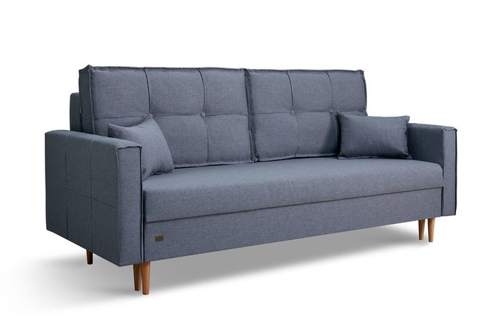 Прямой диван-кровать Капри Capri 28 серого цвета - купить Прямые диваны по цене 30618.0