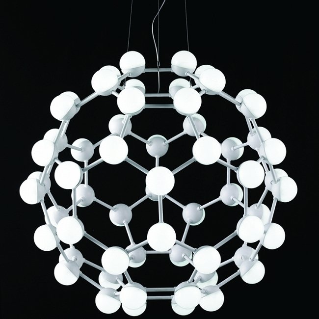 Подвесная светодиодная люстра Fullerene из алюминия - купить Подвесные люстры по цене 108757.0