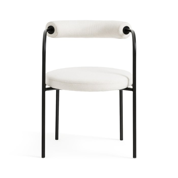 Стул из ткани Piero белого цвета - купить Обеденные стулья по цене 21199.0