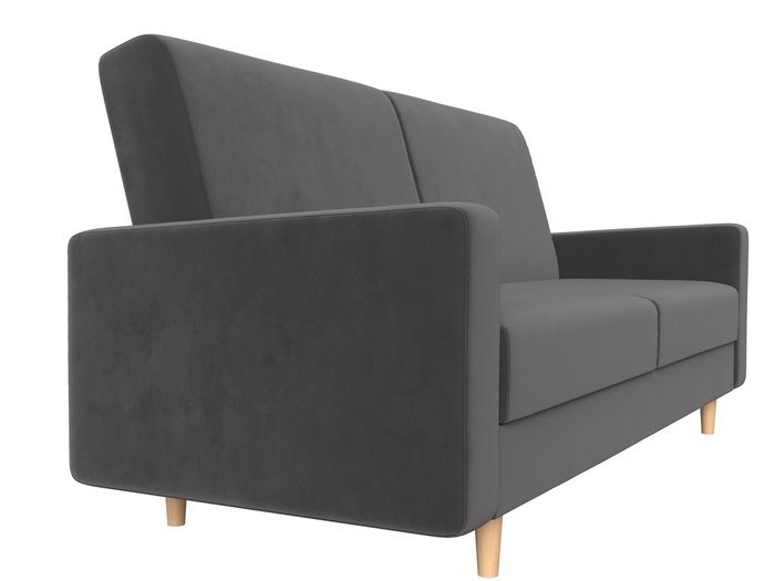 Прямой диван-кровать Бонн серого цвета - лучшие Прямые диваны в INMYROOM