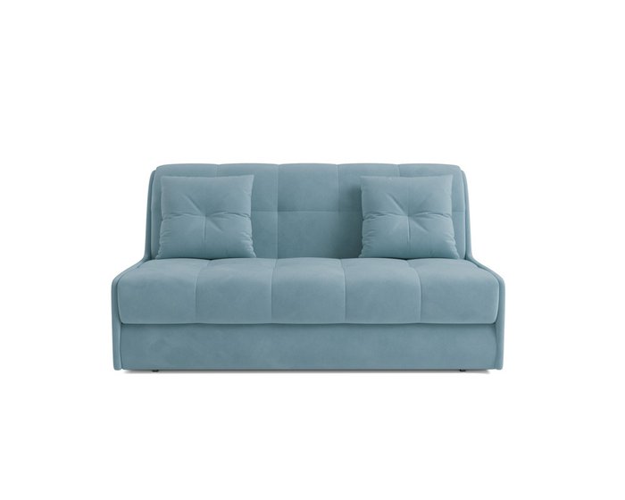 Диван-кровать Барон 2 голубого цвета - купить Прямые диваны по цене 32890.0